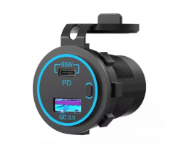    USB  QC 3.0+PD Type-C 65W    
