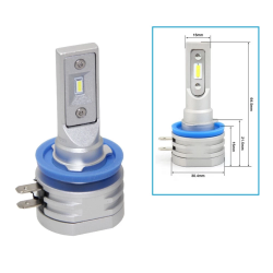 Світлодіодні лампи QLine Alpha H11Bv2 6000K (пара) Фото Світлодіодні лампи QLine Alpha H11Bv2 6000K (пара)