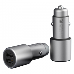   Xiaomi Mi Dual USB Car Charger QC 3.0 Silver (CC02CZM/BHR4185CN)