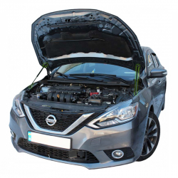 Газовий упор капота Nissan Sentra B17 (2012-2019) (2 шт) Фото Газовий упор капота Nissan Sentra B17 (2012-2019) (2 шт)