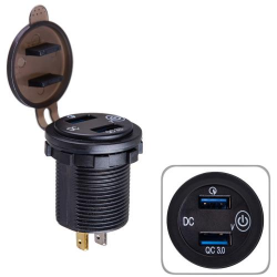     2 USB 12-24V    +    Blue (59866 USB-12-24V 4.2A)