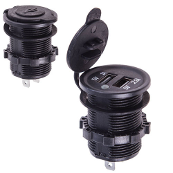    2 USB 12-24V    Blue (10239 USB-12-24V 3,1A)