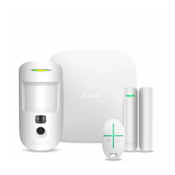    Ajax StarterKit Cam Plus (8EU) UA white      LTE