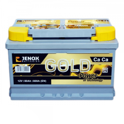Акумулятор JENOX 6СТ-80 Gold Євро (080616) Фото Акумулятор JENOX 6СТ-80 Gold Євро (080616)