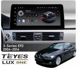    Teyes Lux One 6+128 Gb BMW 3-Series E92 CCC 2004-2014 12.3''