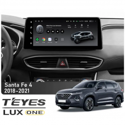    Teyes Lux One 4+32 Gb Hyundai Santa Fe 4 2018-2021 12.3