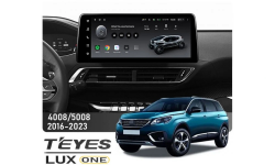    Teyes Lux One 4+32 Gb Peugeot 4008 5008 2016-2023 12.3''