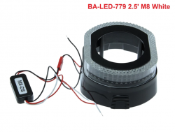 Маска для лінз Baxster BA-LED-779 2.5' M8 White (2шт) Фото Маска для лінз Baxster BA-LED-779 2.5' M8 White (2шт)