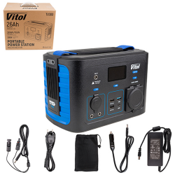 Портативне джерело живлення Vitol TV300, 220В/300Вт/Li-ion NCM 281Вт/год, чистий. сінус Фото Портативне джерело живлення Vitol TV300, 220В/300Вт/Li-ion NCM 281Вт/год, чистий. сінус
