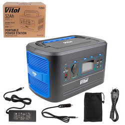 Портативне джерело живлення Vitol TV500, 220В/500Вт/LiFePo4 614Вт/год, чистий. сінус Фото Портативне джерело живлення Vitol TV500, 220В/500Вт/LiFePo4 614Вт/год, чистий. сінус