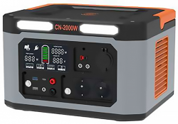 Портативна зарядна станція PROTESTER PRO-PS2000F 2000W/4000W (Max), 220 V Фото Портативна зарядна станція PROTESTER PRO-PS2000F 2000W/4000W (Max), 220 V