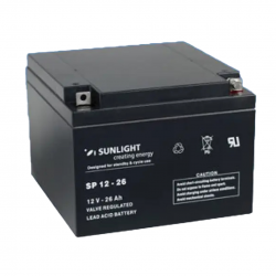 Акумуляторна батарея SUNLIGHT SP 12-26 Фото Акумуляторна батарея SUNLIGHT SP 12-26
