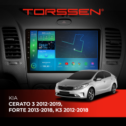    TORSSEN Kia Cerato 3 12-19,Forte 13-18,K3 12-18 FL9 4+64Gb 4G Carplay DSP