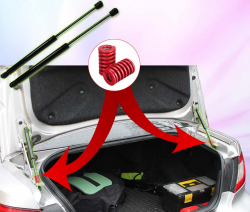 Газовий упор багажника Mitsubishi Galant 9 (2003-2012) (2 шт) з пружинами Фото Газовий упор багажника Mitsubishi Galant 9 (2003-2012) (2 шт) з пружинами