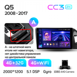 Автомагнітола штатна Teyes CC3 4+32 Gb Audi Q5 8R 2008-2017 (A) 9 Фото Автомагнітола штатна Teyes CC3 4+32 Gb Audi Q5 8R 2008-2017 (A) 9