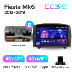 ���� ������������� ������ Teyes CC3 4+32 Gb Ford Fiesta Mk 6 (F2) 2008-2019 9