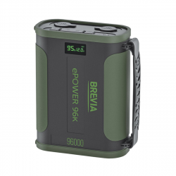 ���� ��������� (Power Bank) Brevia ePower 96000mAh 307.2Wh LiFePo4 Black/Green (44196MG)