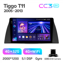 Автомагнітола штатна Teyes CC3 4+32 Gb Chery Tiggo T11 1 2005 - 2013 9-inch 2k Фото Автомагнітола штатна Teyes CC3 4+32 Gb Chery Tiggo T11 1 2005 - 2013 9-inch 2k