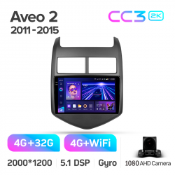 ���� ������������� ������ Teyes CC3 4+32 Gb Chevrolet Aveo 2 2011-2015 9-inch 2k