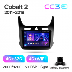 ���� ������������� ������ Teyes CC3 4+32 Gb Chevrolet Cobalt 2 2011 - 2018 9-inch 2k