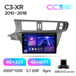 ���� ������������� ������ Teyes CC3 4+32 Gb Citroen C3-XR (F2) 2010-2018 10-inch 2k