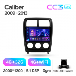 ���� ������������� ������ Teyes CC3 4+32 Gb Dodge Caliber PM 2009 - 2013 9-inch 2k (L2)