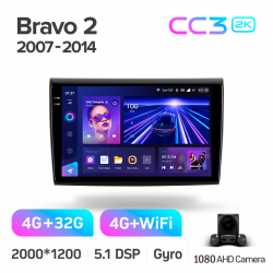���� ������������� ������ Teyes CC3 4+32 Gb Fiat Bravo 198 2 II 2007-2014 9-inch 2k