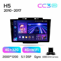 ���� ������������� ������ Teyes CC3 4+32 Gb Great Wall Hover H5 1 2010-2017 9-inch 2k