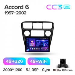 ���� ������������� ������ Teyes CC3 4+32 Gb Honda Accord 6 1997-2002 9-inch 2k