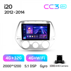 Автомагнітола штатна Teyes CC3 4+32 Gb Hyundai i20 2 2012-2014 9-inch 2k Фото Автомагнітола штатна Teyes CC3 4+32 Gb Hyundai i20 2 2012-2014 9-inch 2k