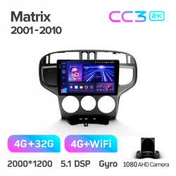 Автомагнітола штатна Teyes CC3 4+32 Gb Hyundai Matrix 2001 - 2010 9-inch 2k Фото Автомагнітола штатна Teyes CC3 4+32 Gb Hyundai Matrix 2001 - 2010 9-inch 2k