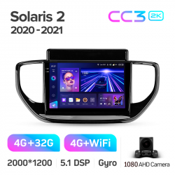 ���� ������������� ������ Teyes CC3 4+32 Gb Hyundai Solaris 2 II 2020-2021 9-inch 2k