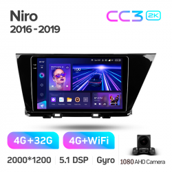 ���� ������������� ������ Teyes CC3 4+32 Gb Kia Niro DE 2016-2019 9-inch 2k (L1)