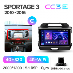 ���� ������������� ������ Teyes CC3 4+32 Gb Kia Sportage 3 SL 2010-2016 (C) 9-inch 2k