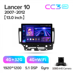 ���� ������������� ������ Teyes CC3 4+32 Gb Mitsubishi Lancer 10 CY 2007-2012 (B) 13inch 2k