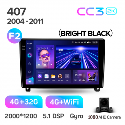 ���� ������������� ������ Teyes CC3 4+32 Gb Peugeot 407 1 2004 - 2011 (F2) 9-inch 2k (L1)