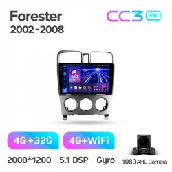 ���� ������������� ������ Teyes CC3 4+32 Gb Subaru Forester SG 2002-2008 9-inch 2k