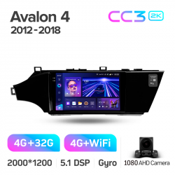 ���� ������������� ������ Teyes CC3 4+32 Gb Toyota Avalon 4 IV XX40 2012 - 2018 9-inch 2k (L1)