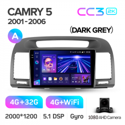 ���� ������������� ������ Teyes CC3 4+32 Gb Toyota Camry 5 XV 30 2001-2006-A 9-inch 2k