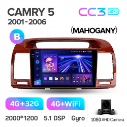 ���� ������������� ������ Teyes CC3 4+32 Gb Toyota Camry 5 XV 30 2001-2006-B 9-inch 2k
