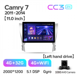 ���� ������������� ������ Teyes CC3 4+32 Gb Toyota Camry 7 XV 50 55 2011-2014 (A) 11inch 2k