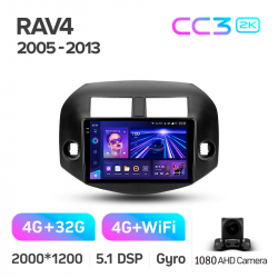���� ������������� ������ Teyes CC3 4+32 Gb Toyota RAV4 3 XA30 2005-2013 10-inch 2k