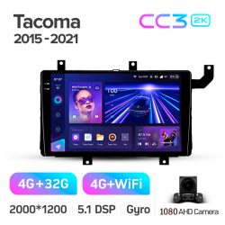 ���� ������������� ������ Teyes CC3 4+32 Gb Toyota Tacoma N300 2015-2021 9-inch 2k