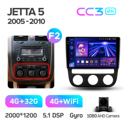 Автомагнітола штатна Teyes CC3 4+32 Gb Volkswagen Jetta 5, Golf 5 2005-2010 (B) 10-inch 2k Фото Автомагнітола штатна Teyes CC3 4+32 Gb Volkswagen Jetta 5, Golf 5 2005-2010 (B) 10-inch 2k