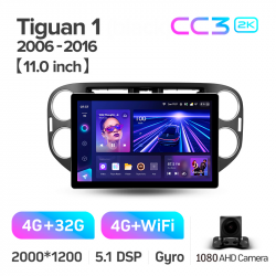 Автомагнітола штатна Teyes CC3 4+32 Gb Volkswagen Tiguan 1 NF 2006-2017 (F1) 11inch 2k Фото Автомагнітола штатна Teyes CC3 4+32 Gb Volkswagen Tiguan 1 NF 2006-2017 (F1) 11inch 2k