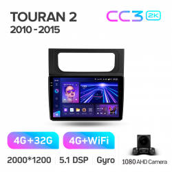 Автомагнітола штатна Teyes CC3 4+32 Gb Volkswagen Touran 2 1T 2010-2015 10-inch 2k Фото Автомагнітола штатна Teyes CC3 4+32 Gb Volkswagen Touran 2 1T 2010-2015 10-inch 2k