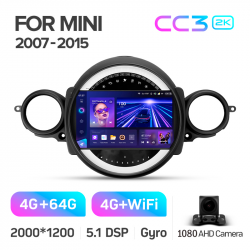 ���� ������������� ������ Teyes CC3 4+64 Gb BMW Mini 2007-2015 9-inch 2k (L3)