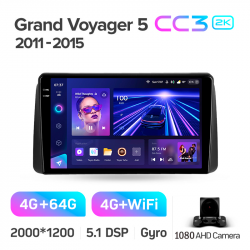 ���� ������������� ������ Teyes CC3 4+64 Gb Chrysler Grand Voyager 5 2011-2015 9-inch 2k (L1)