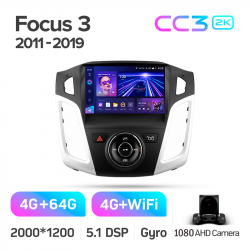 ���� ������������� ������ Teyes CC3 4+64 Gb Ford Focus 3 Mk 3 2011-2019 9-inch 2k (L1)