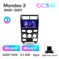���� ������������� ������ Teyes CC3 4+64 Gb Ford Mondeo 3 2000-2007 (F1) 9-inch 2k